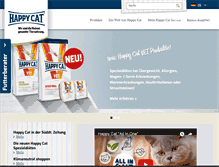 Tablet Screenshot of happycat.de